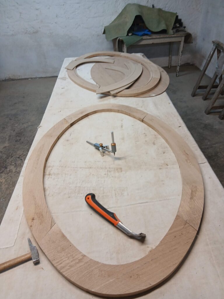 Création cadre pour miroir
